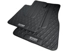 Floor Mats For BMW M8 F93 4-door Gran Coupe Black Leather Er56 Design - AutoWin