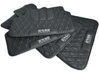 Floor Mats For BMW X1 Series E84 Black Leather Er56 Design - AutoWin