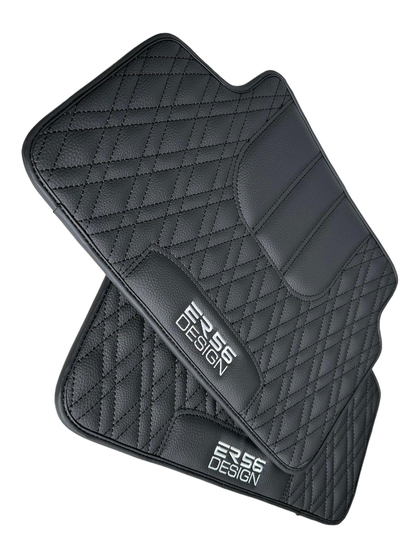 Floor Mats For BMW X3 Series F25 Black Leather Er56 Design - AutoWin
