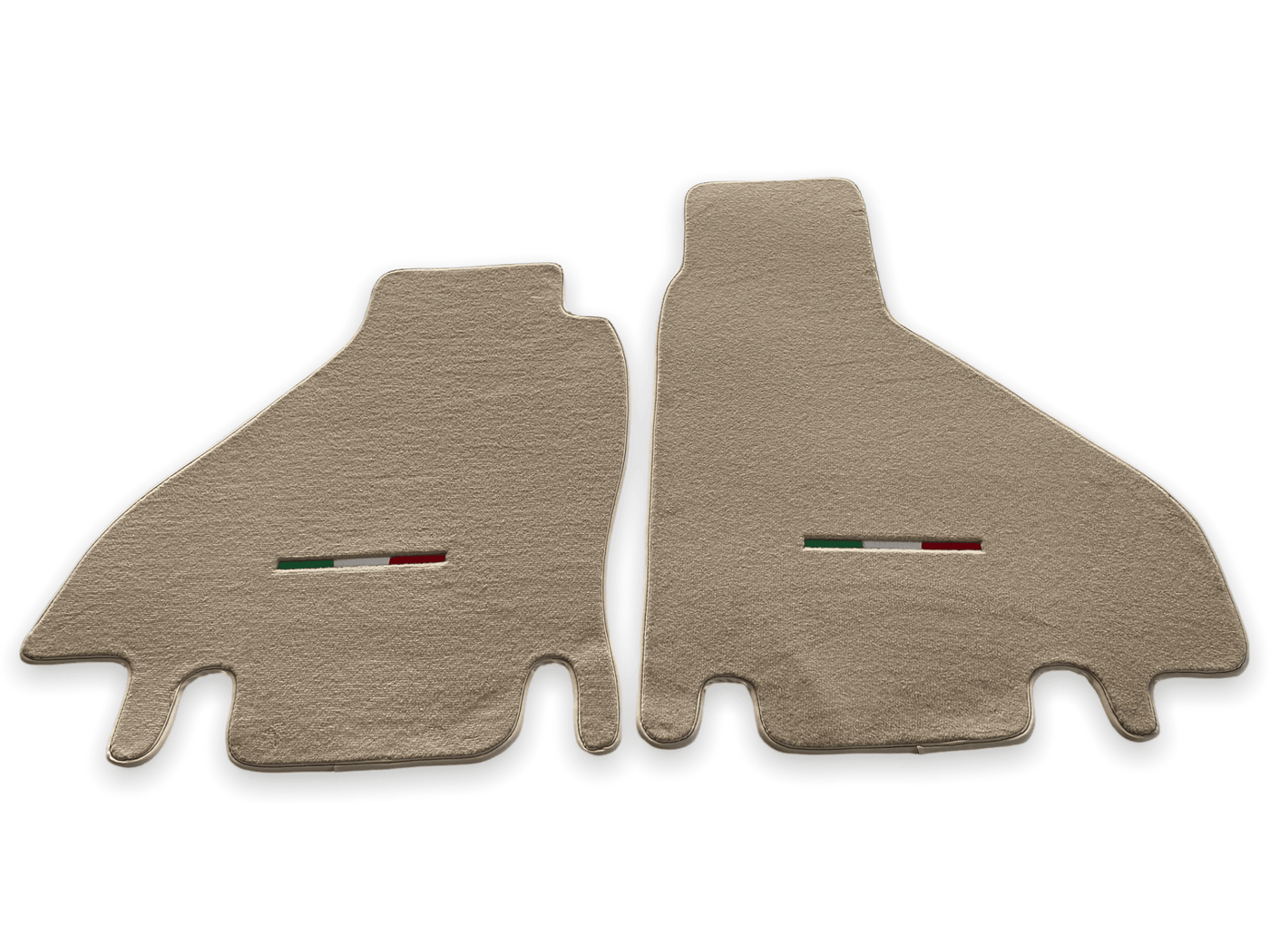 Floor Mats For Ferrari Testarossa 1984–1996 Beige Autowin Brand Italy Edition - AutoWin