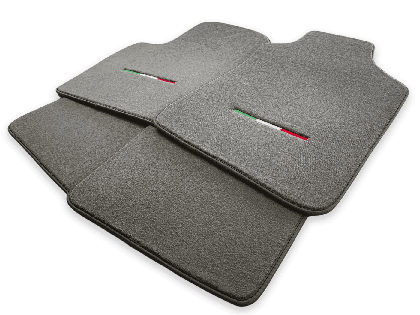 Gray Floor Mats for Fiat Punto Evo (2009-2012) 5 Doors - AutoWin