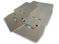 Floor Mats For Maserati GranTurismo (2007-2019) Beige IT Edition - AutoWin