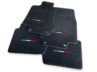 Floor Mats For Maserati GranTurismo Sportline (2009-2019) Black IT Edition - AutoWin