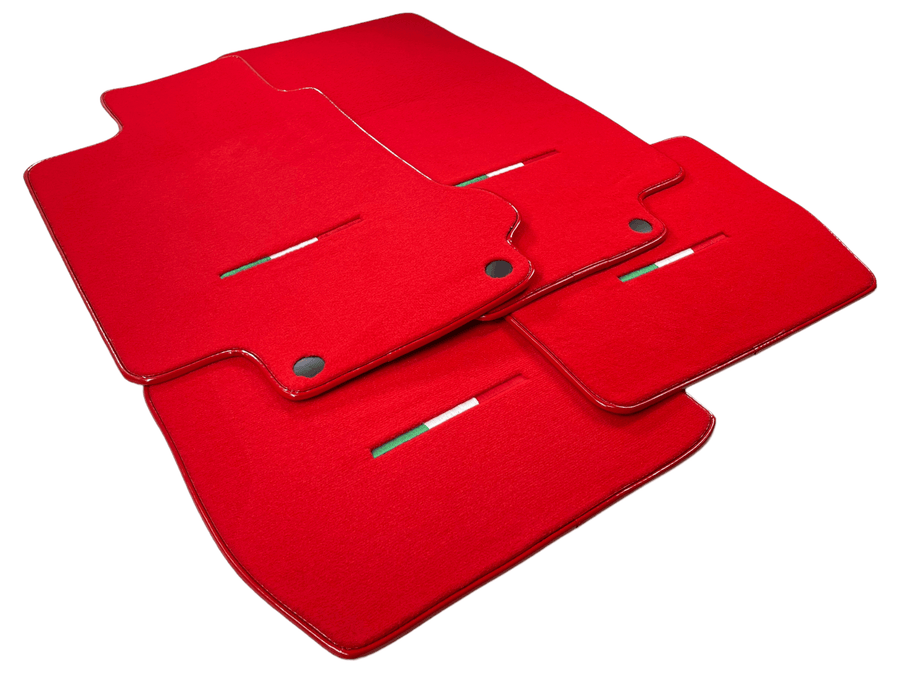 Floor Mats For Maserati GranTurismo (2007-2019) Red IT Edition - AutoWin