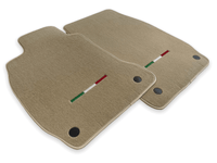Floor Mats For Maserati Quattroporte Beige IT Edition - AutoWin