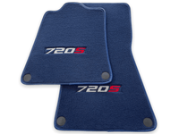 Floor Mats For McLaren 720S Dark Blue Tailored Carpets Set AutoWin - AutoWin
