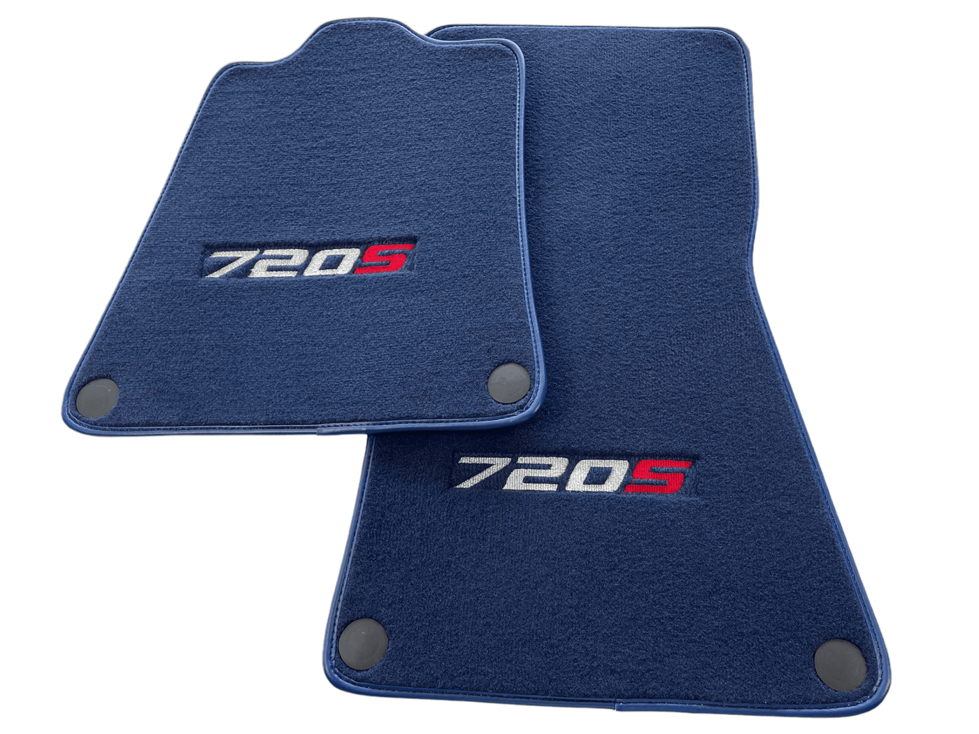 Floor Mats For McLaren 720S Dark Blue Tailored Carpets Set AutoWin - AutoWin