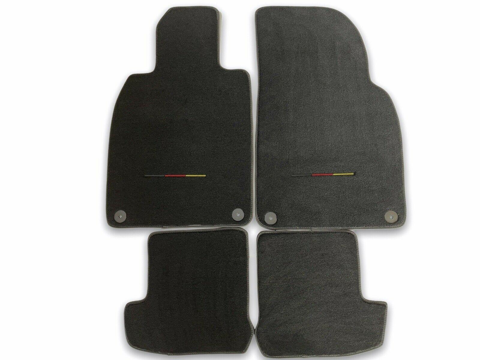 Floor Mats for Porsche Taycan 2019-2023 Carpet Germany Flag AutoWin Brand - AutoWin
