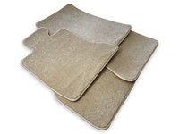 Floor Mats For Rolls Royce Phantom Drophead Coupe 2007–2016 Beige Luxury Quality - AutoWin