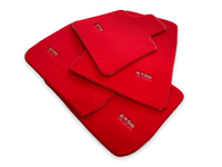 Floor Mats For Rolls Royce Phantom Drophead Coupe 2007–2016 Red Er56 Design - AutoWin