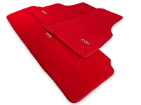 Floor Mats For Tesla Model S Red Tailored Carpets ER56 Design - AutoWin