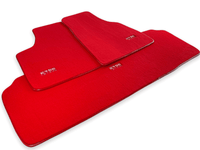 Floor Mats For Tesla Model S Red Tailored Carpets ER56 Design - AutoWin