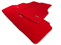 Floor Mats For Tesla Model Y Red Tailored Carpets ER56 Design - AutoWin