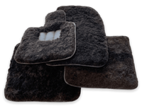 Genuine Sheepskin Floor Mats Rolls Royce Cullinan Rr31 2018-2023 Er56 Design Brand - AutoWin