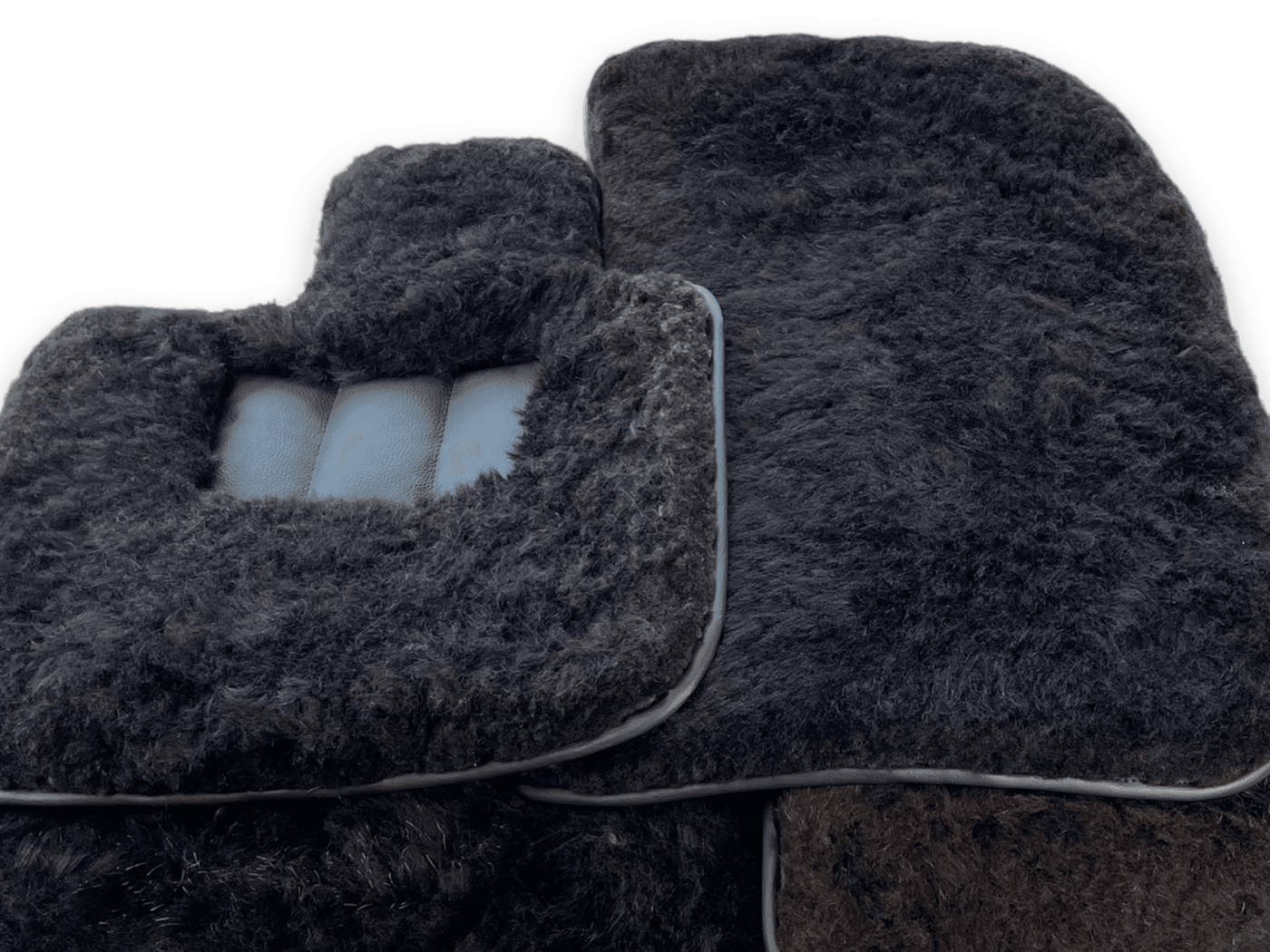 Genuine Sheepskin Floor Mats Rolls Royce Cullinan Rr31 2018-2023 Er56 Design Brand - AutoWin