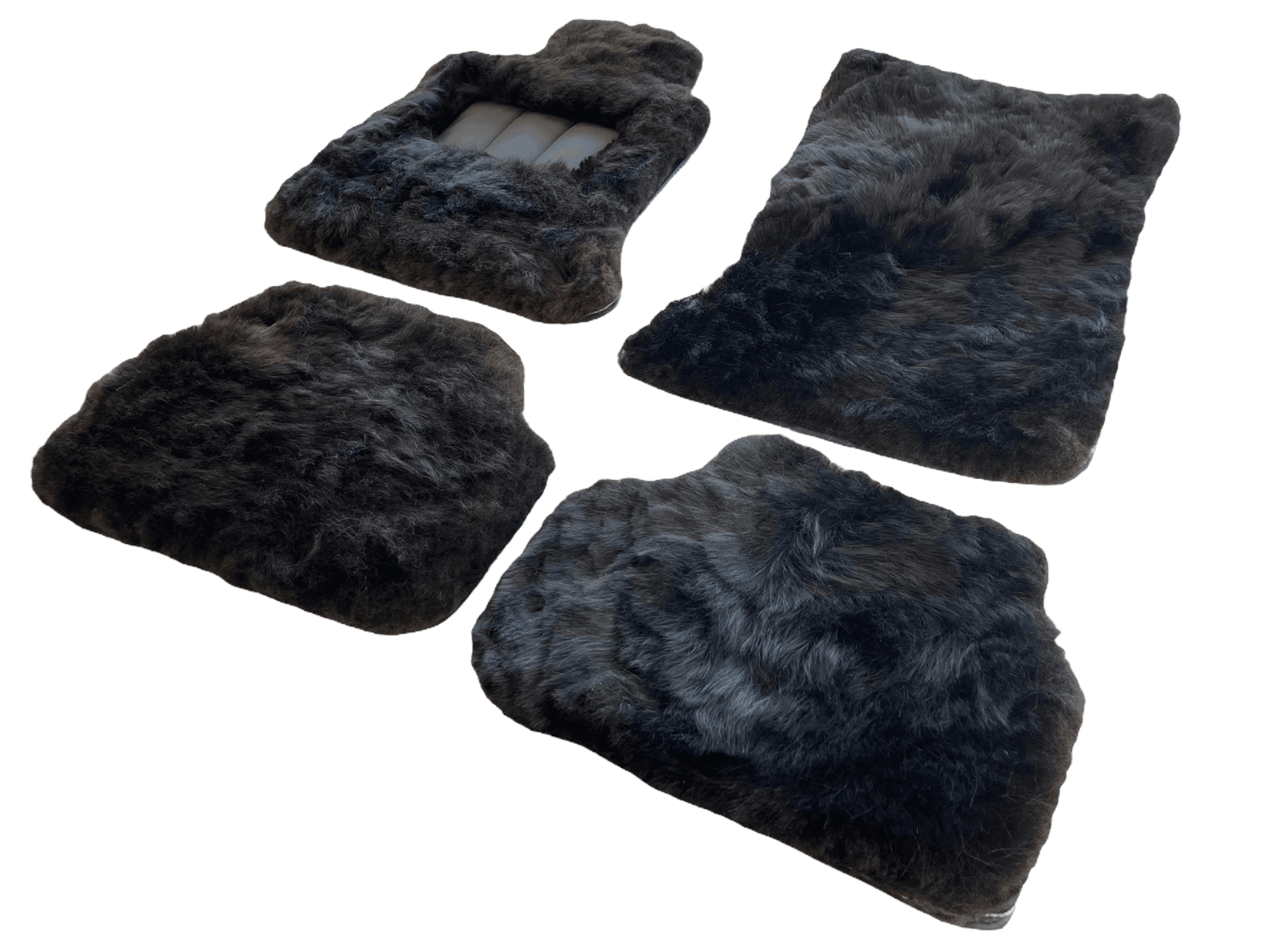 Genuine Sheepskin Floor Mats Rolls Royce Dawn Rr6 2016-2023 Er56 Design Brand - AutoWin