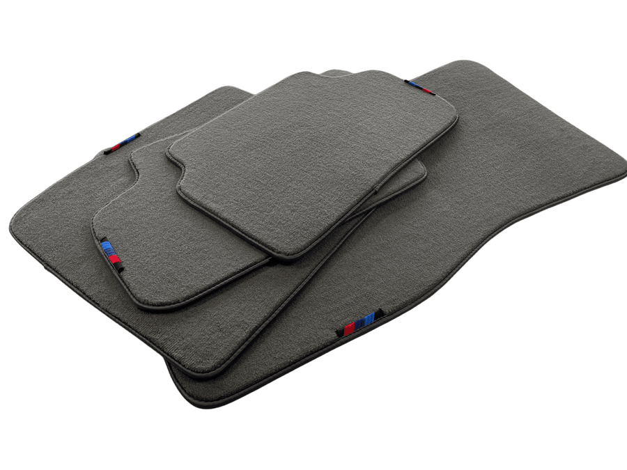 Gray Floor Mats For BMW 1 Series E81 With M Package AutoWin Brand - AutoWin
