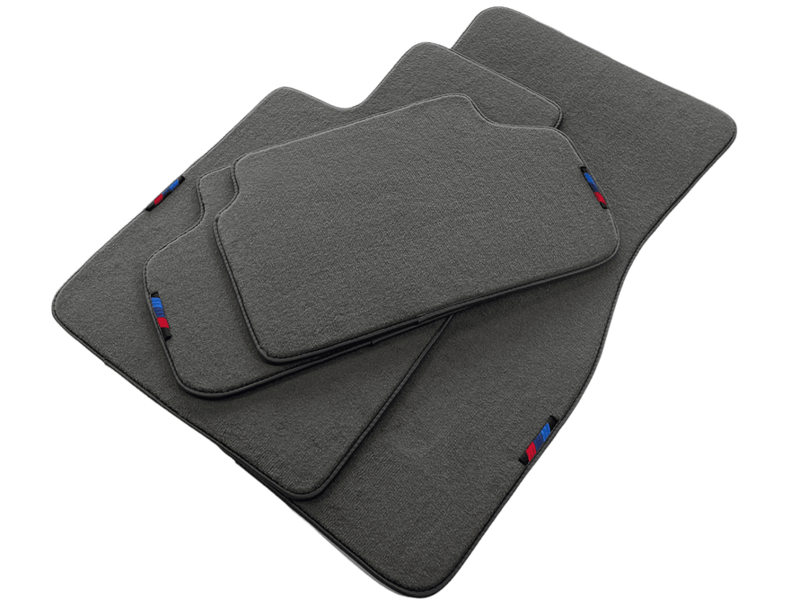 Gray Floor Mats For BMW M4 Series F82 With M Package AutoWin Brand - AutoWin