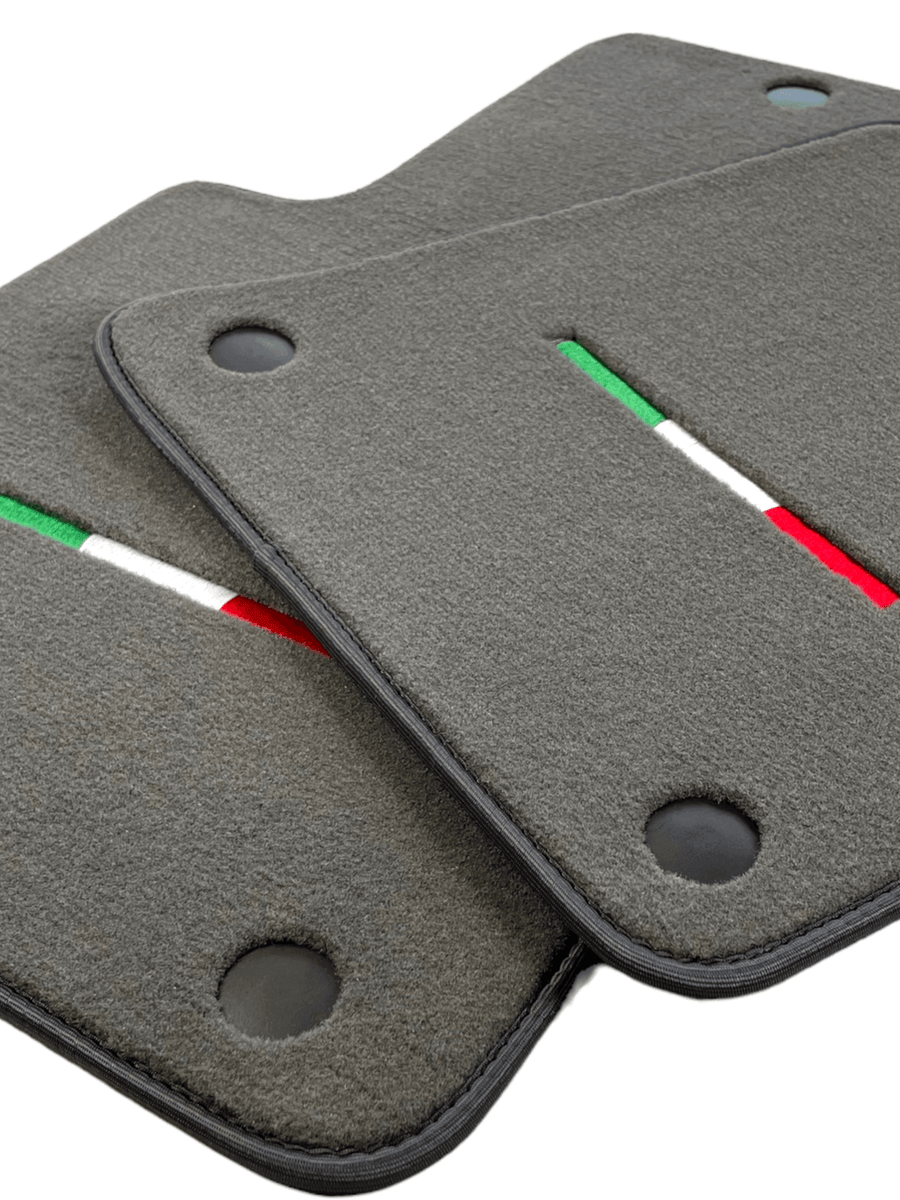 Gray Floor Mats For Ferrari 599 Coupe 2006-2012 Italian Edition - AutoWin
