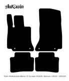 Gray Floor Mats For Mercedes Benz C-Class W206 Sedan (2021-2023) | Limited Edition - AutoWin