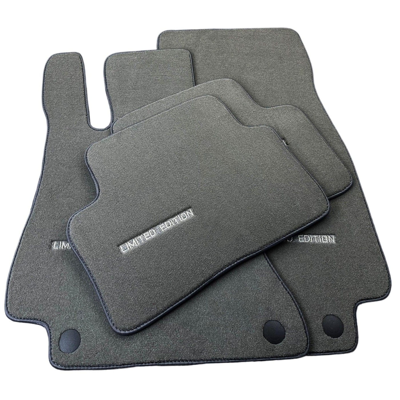Gray Floor Mats For Mercedes Benz CLK-Class A209 Convertible (2003-2010) | Limited Edition - AutoWin