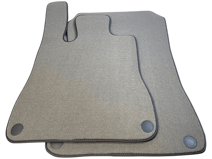 Gray Floor Mats For Mercedes-Benz SL R231 2012–2020 Black Trim - AutoWin