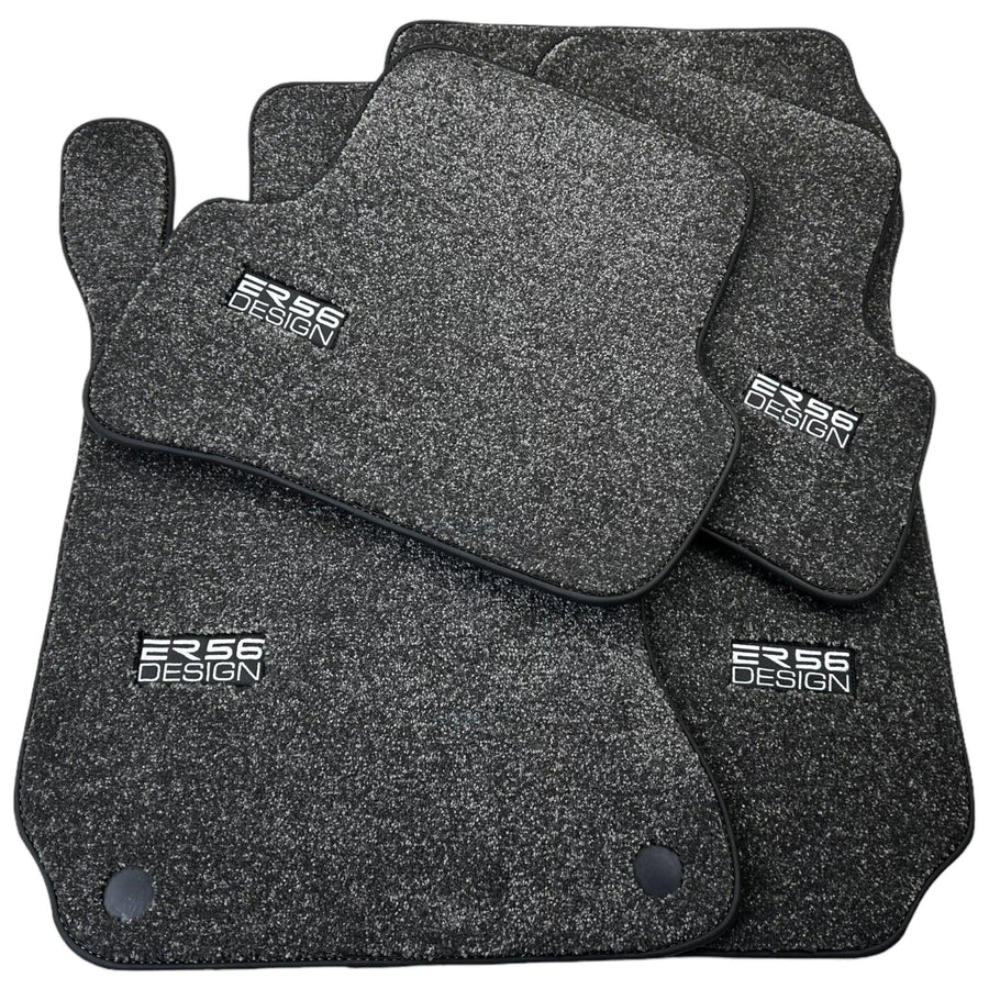 Gray Luxury Floor Mats For Mercedes Benz C-Class C205 Coupe Facelift (2018-2023) | ER56 Design - AutoWin