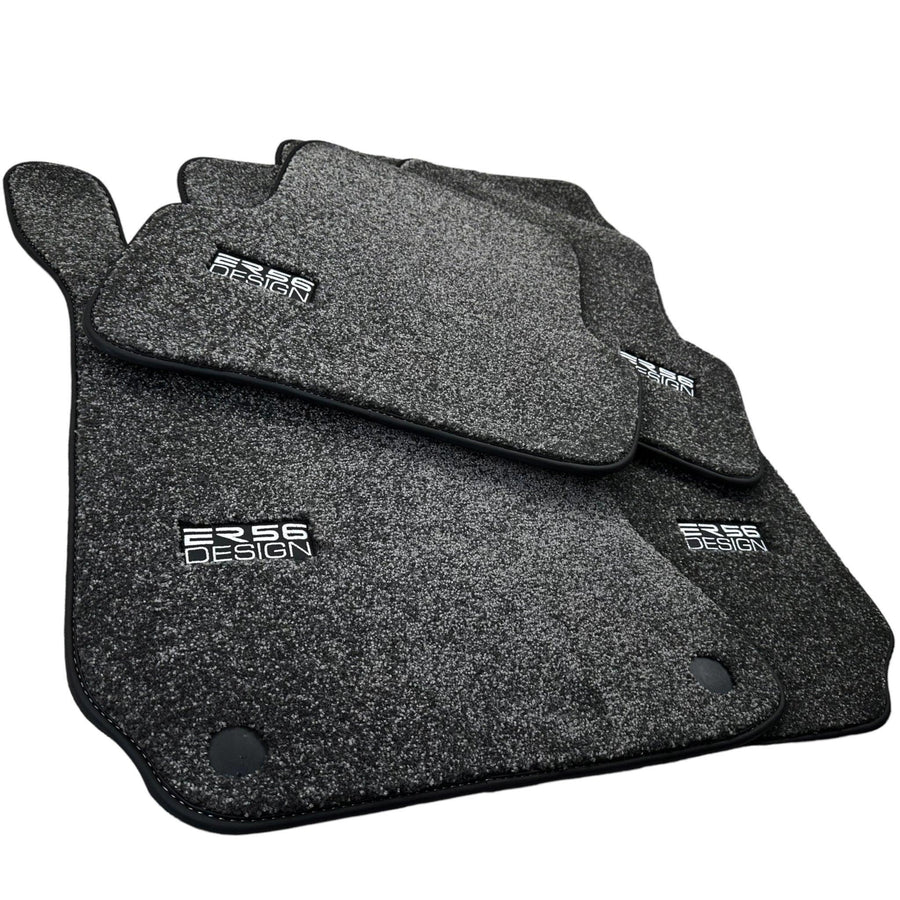 Gray Luxury Floor Mats For Mercedes Benz C-Class C205 Coupe Facelift (2018-2023) | ER56 Design - AutoWin