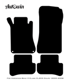 Gray Luxury Floor Mats For Mercedes Benz C-Class CL203 Coupe (2000-2008) | ER56 Design - AutoWin