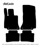 Gray Luxury Floor Mats For Mercedes Benz C-Class S206 Wagon (2021-2023) Hybrid | ER56 Design - AutoWin