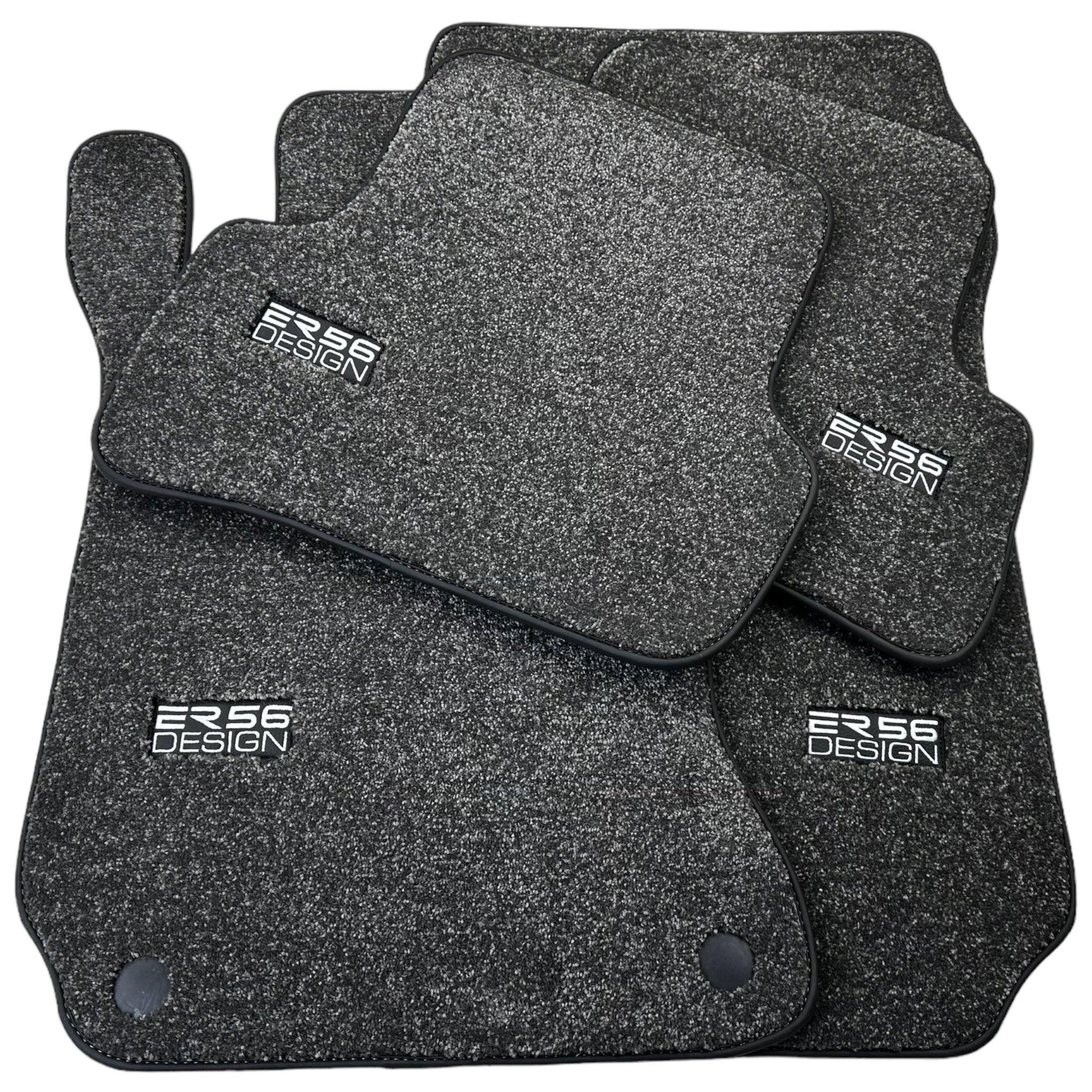 Gray Luxury Floor Mats For Mercedes Benz C-Class W206 Sedan (2021-2023) | ER56 Design - AutoWin