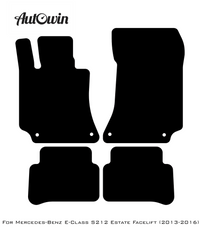Gray Luxury Floor Mats For Mercedes Benz E-Class S212 Estate Facelift (2013-2016) | ER56 Design - AutoWin