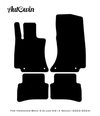 Gray Luxury Floor Mats For Mercedes Benz E-Class W214 Sedan (2023-2024) | ER56 Design - AutoWin