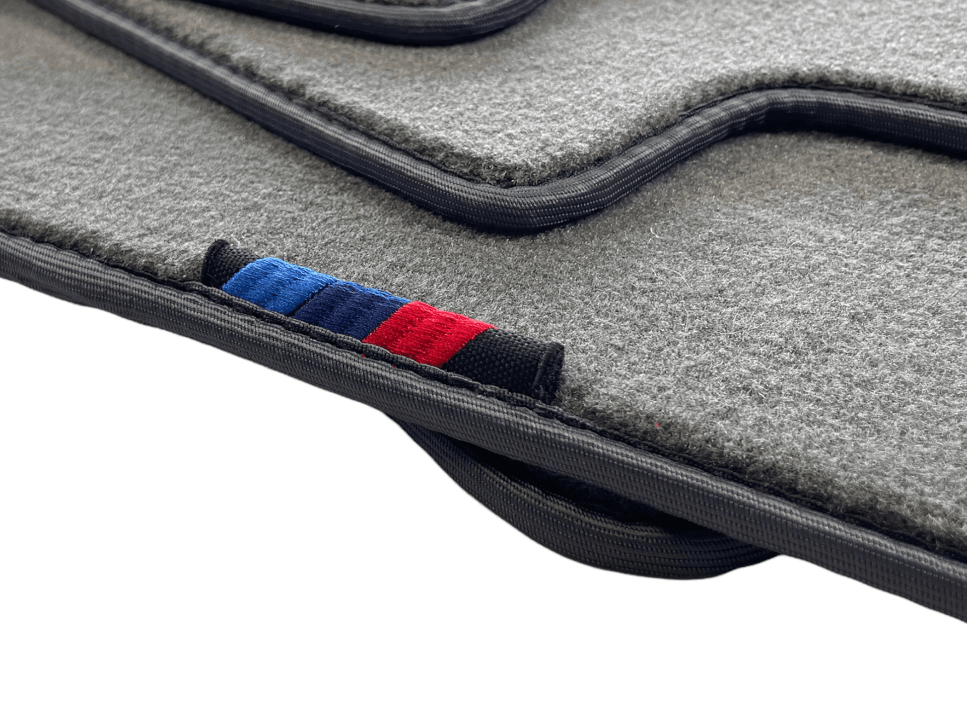 Gray Red Floor Mats For BMW 3 Series E90 With M Package AutoWin Brand - AutoWin