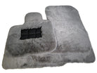 Gray Sheepskin Floor Mats For Bentley Mulsanne (2010-2020) Er56 Design Brand - AutoWin