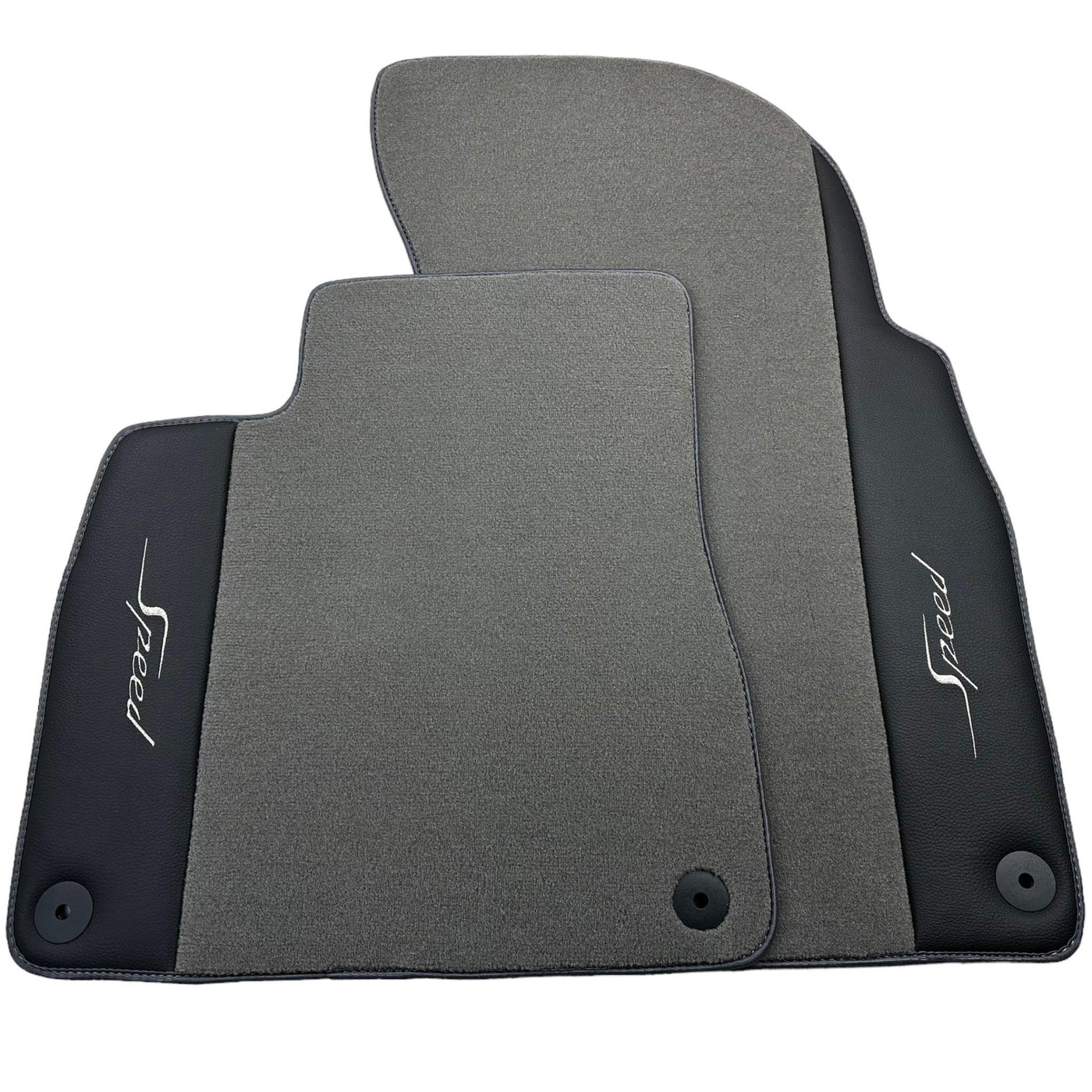 Grey Floor Mats For Bentley Flying Spur (2013-2019) with Leather - AutoWin