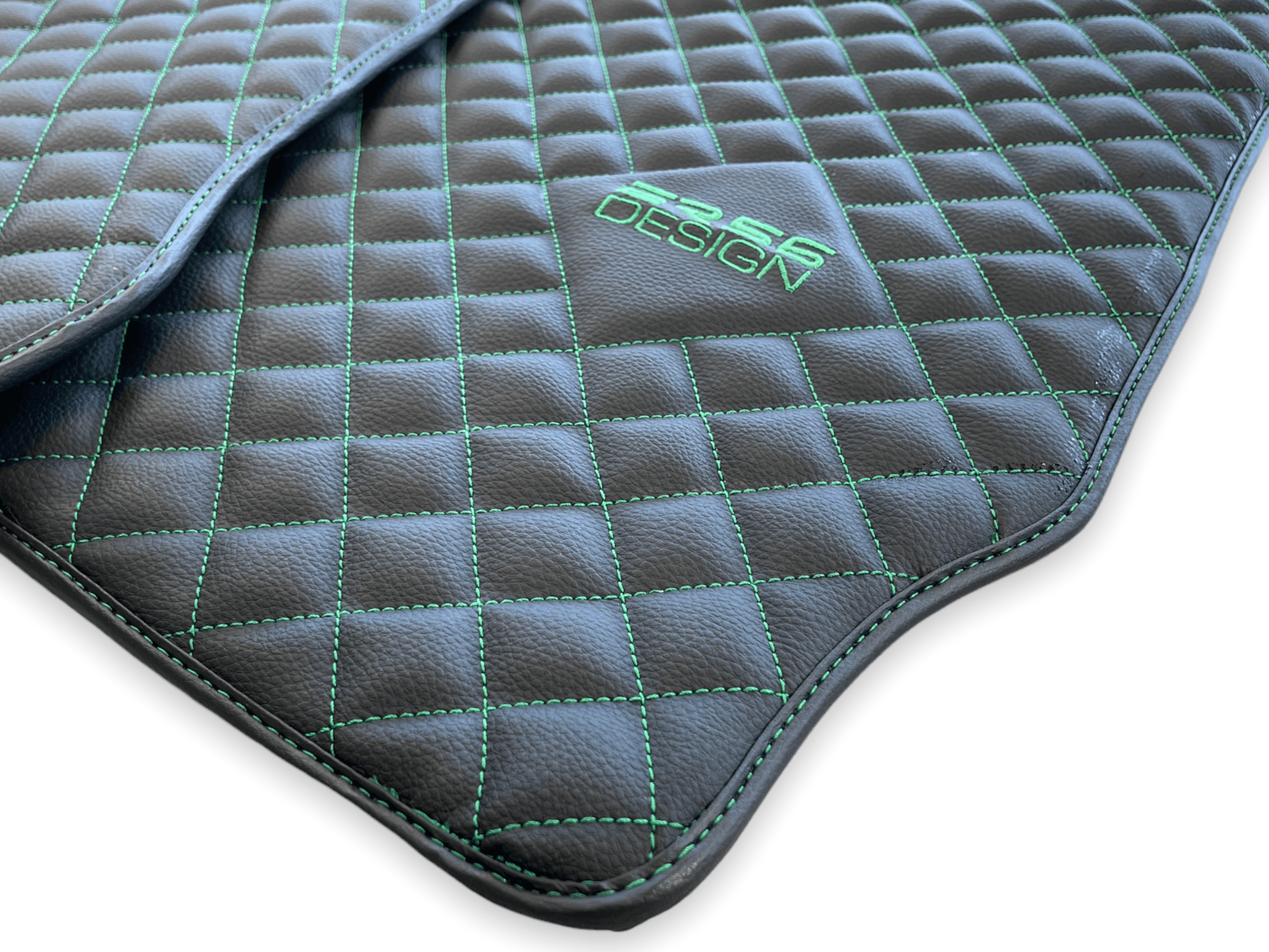 Leather Floor Mats For Aston Martin V8 Vantage (2005–2023) ER56 Design - AutoWin