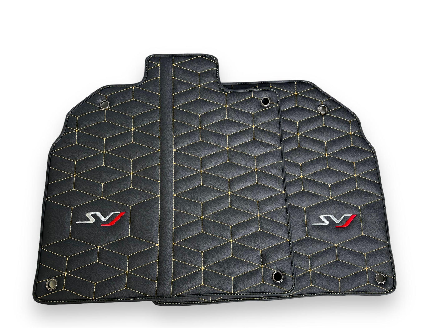 Leather Floor Mats for Lamborghini Aventador SVJ Limited Edition - AutoWin