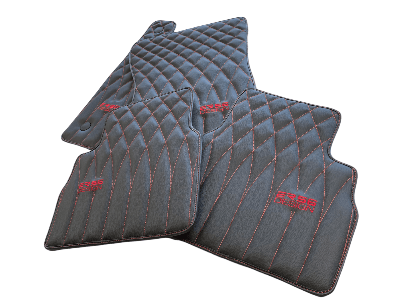 Leather Floor Mats For Mercedes-Benz G Class 2019-2022 W463 ER56 Design - AutoWin