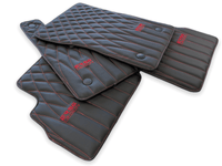 Leather Floor Mats For Mercedes-Benz G Class 2019-2022 W463 ER56 Design - AutoWin