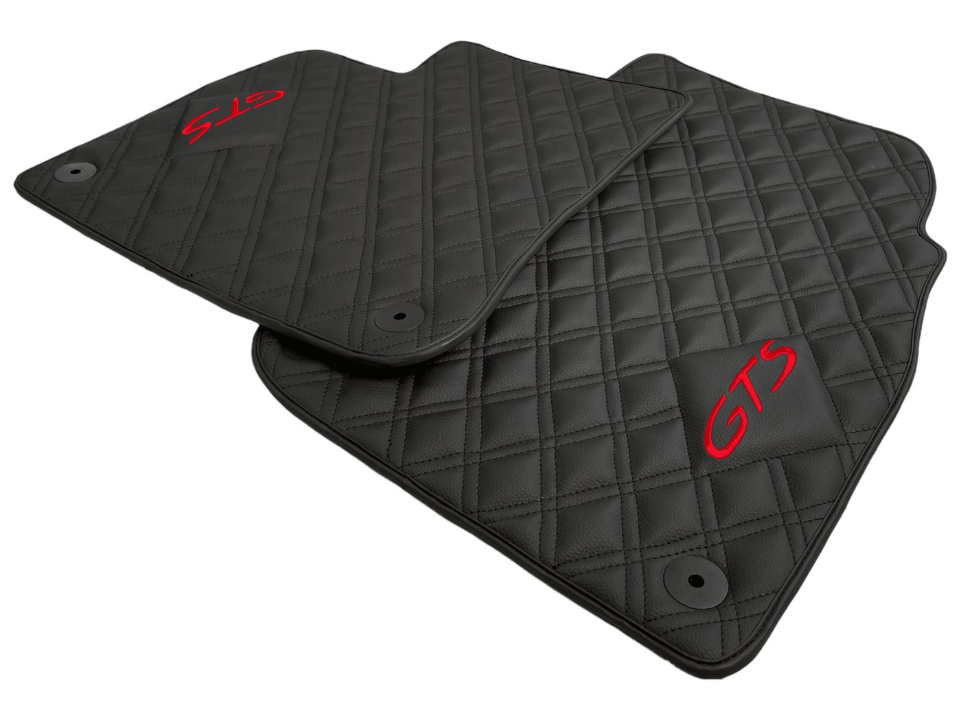 Leather Floor Mats for Porsche Cayenne GTS 2018-2023 - AutoWin
