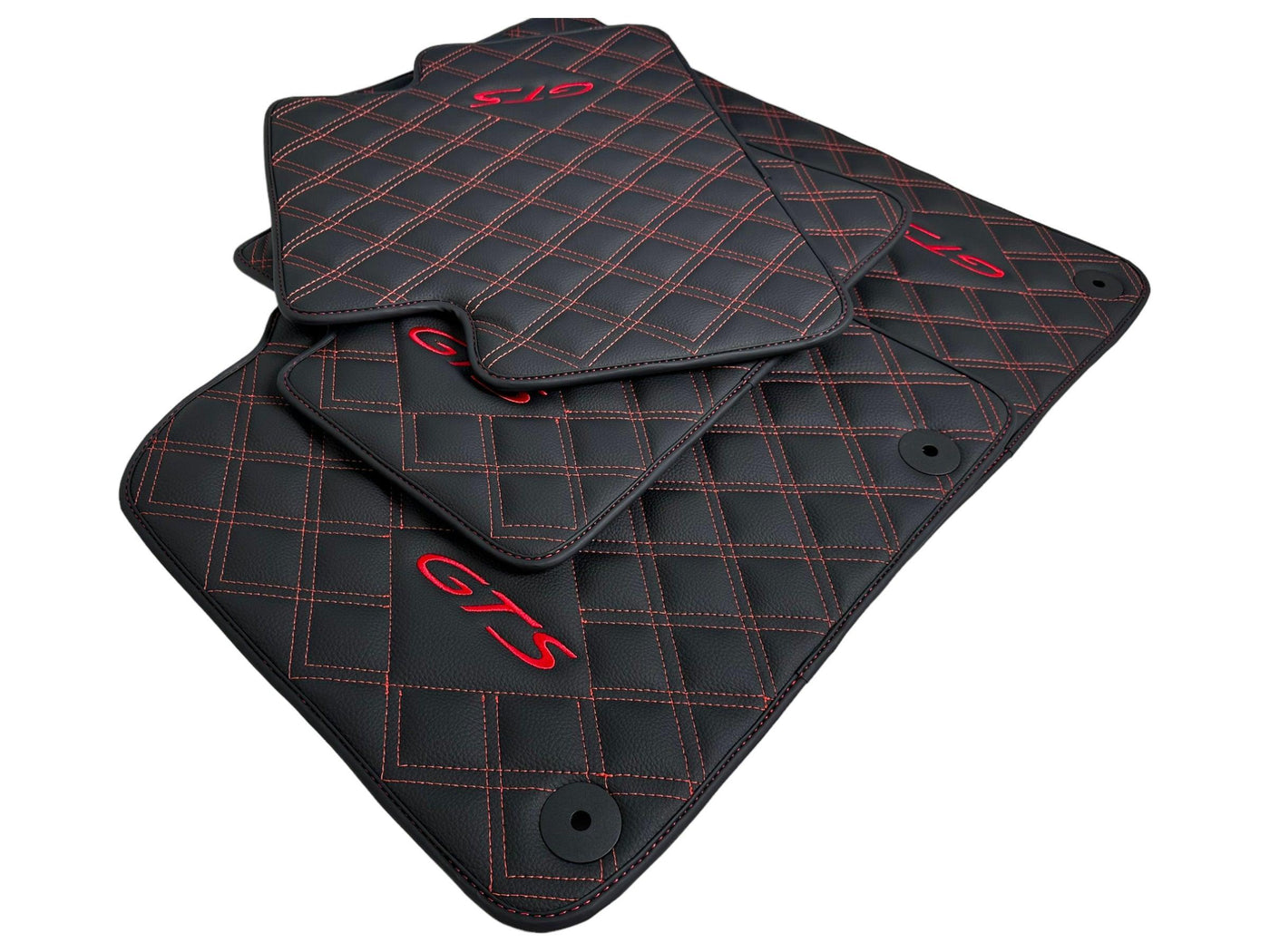 Leather Floor Mats for Porsche Panamera (2009-2016) - AutoWin