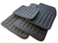 Leather Floor Mats For Rolls Royce Black Badge Cullinan Rr312018-2023 Black - AutoWin