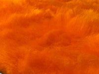 Orange Sheepskin Floor Mats For Bentley Flying Spur (2013-2019) Er56 Design Brand - AutoWin