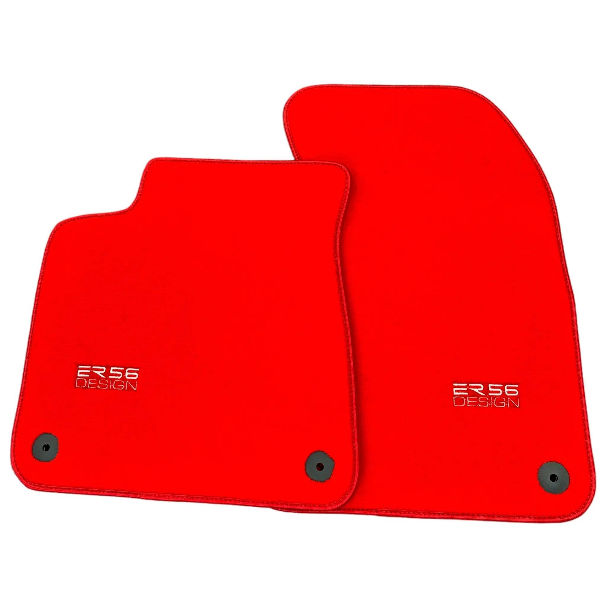 Red Floor Mats for A6 - C8 Avant (2018-2023) | ER56 Design - AutoWin