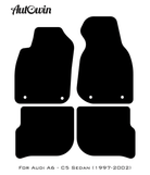 Red Floor Mats for Audi A6 - C5 Sedan (1997-2002) | ER56 Design - AutoWin
