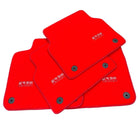 Red Floor Mats for Audi A6 - C6 Allroad Quattro Long (2006-2008) | ER56 Design - AutoWin