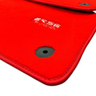 Red Floor Mats for Audi A6 - C6 Allroad Quattro Long (2006-2008) | ER56 Design - AutoWin