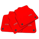 Red Floor Mats for Audi A6 - C6 Allroad Quattro Long (2006-2008) | ER56 Design - AutoWin