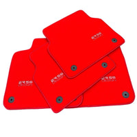 Red Floor Mats for Audi A6 - C6 Sedan (2004-2008) | ER56 Design - AutoWin